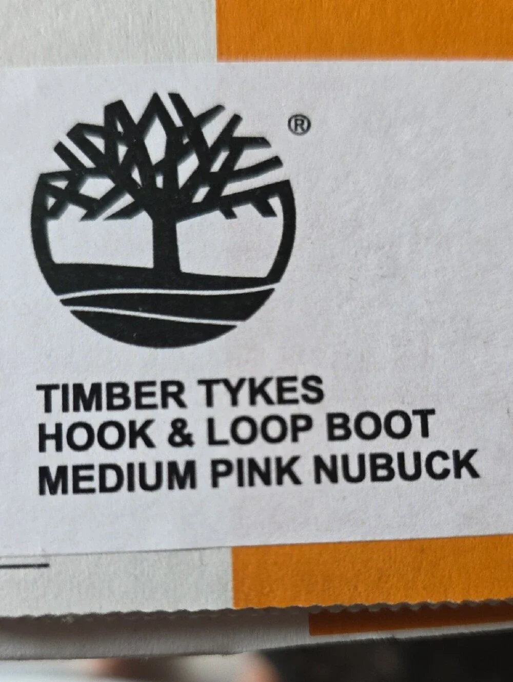 Timberland Timber Tykes Kids Pink Nubuck Velcro Ankle Boots